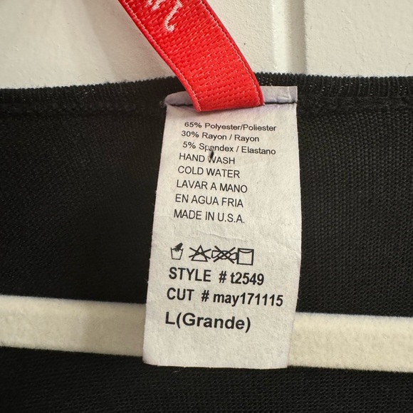 J Mode NWT Large Black Cowl Neck Button Top - Picture 3 of 6